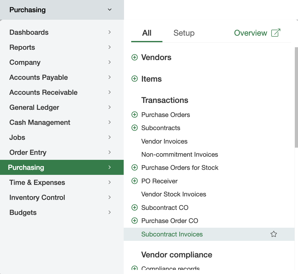 Autodesk Build and Sage Intacct Visual Mapping