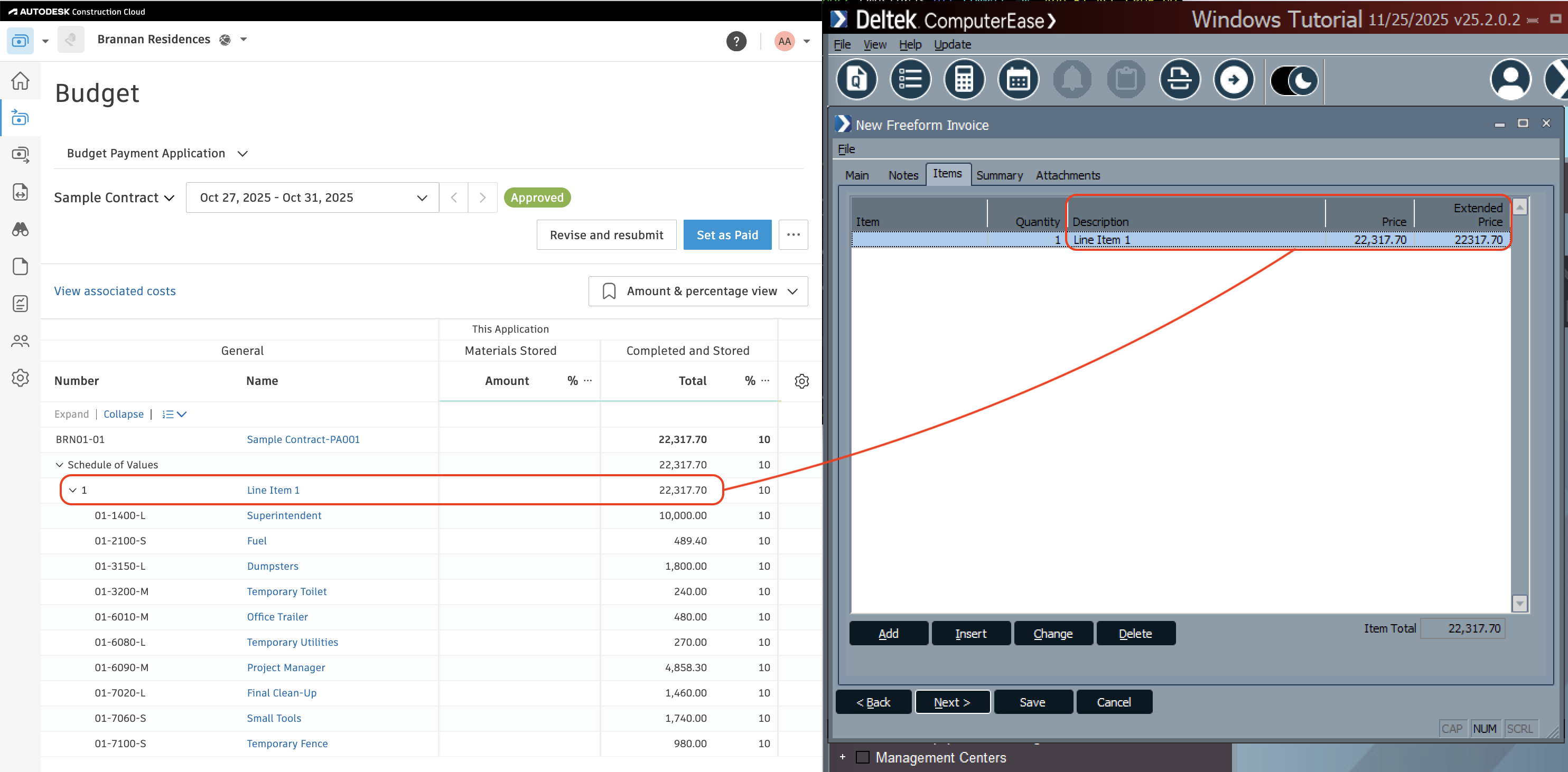 Autodesk Build Visual Mapping