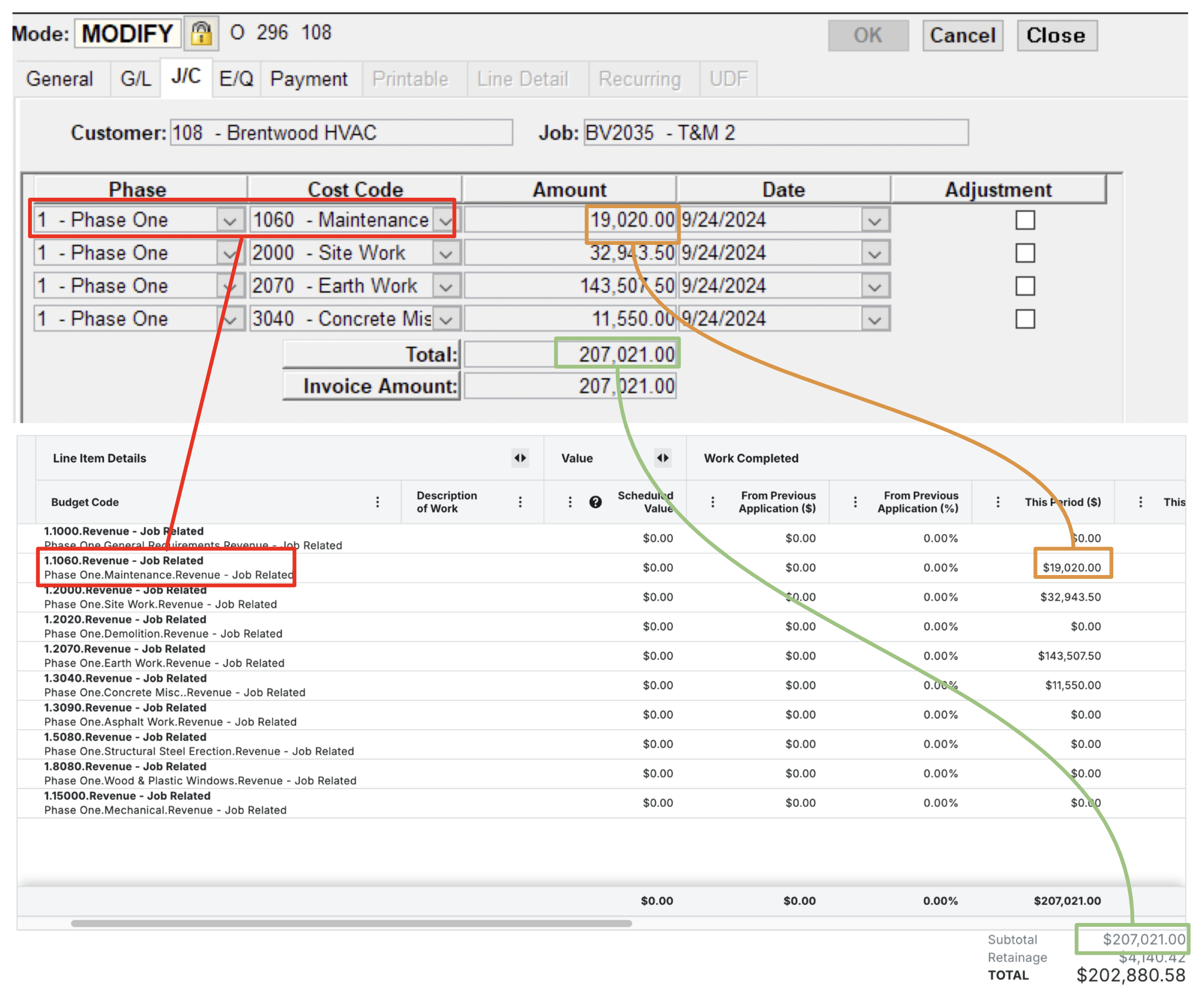 Foundation and Procore Visual Mapping