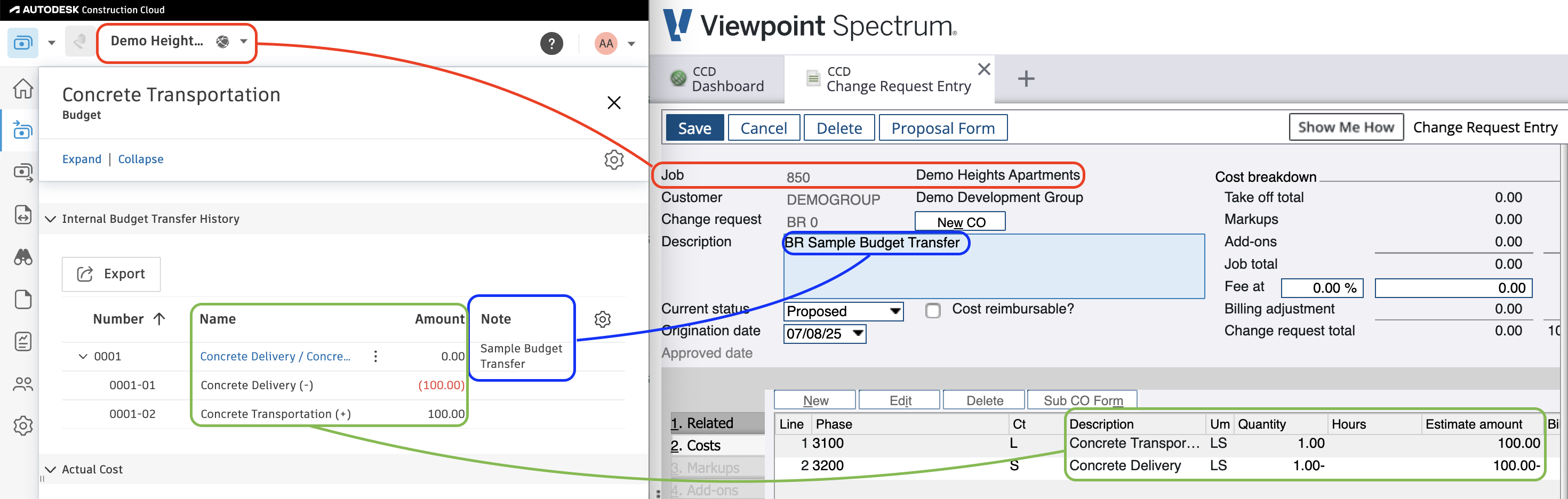 Autodesk Build and Spectrum Visual Mapping