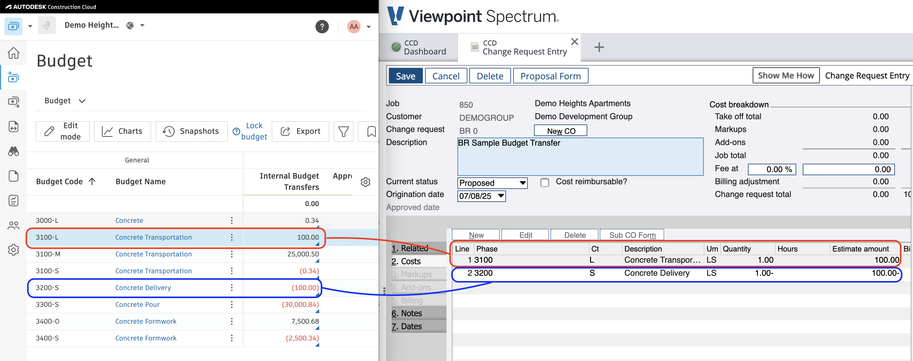 Autodesk Build and Spectrum Visual Mapping