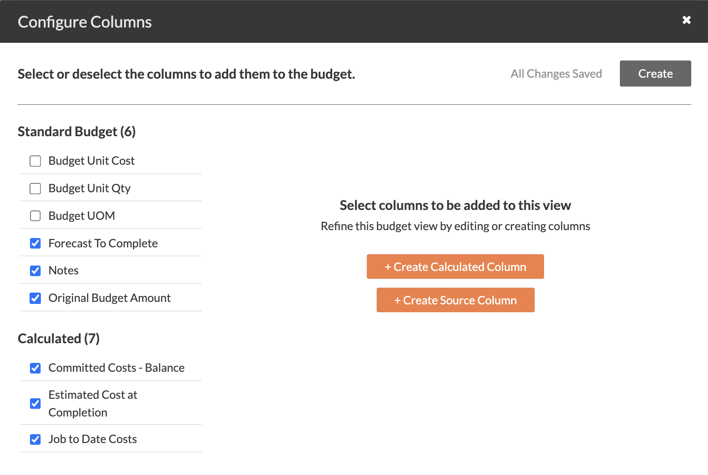 Budgets
