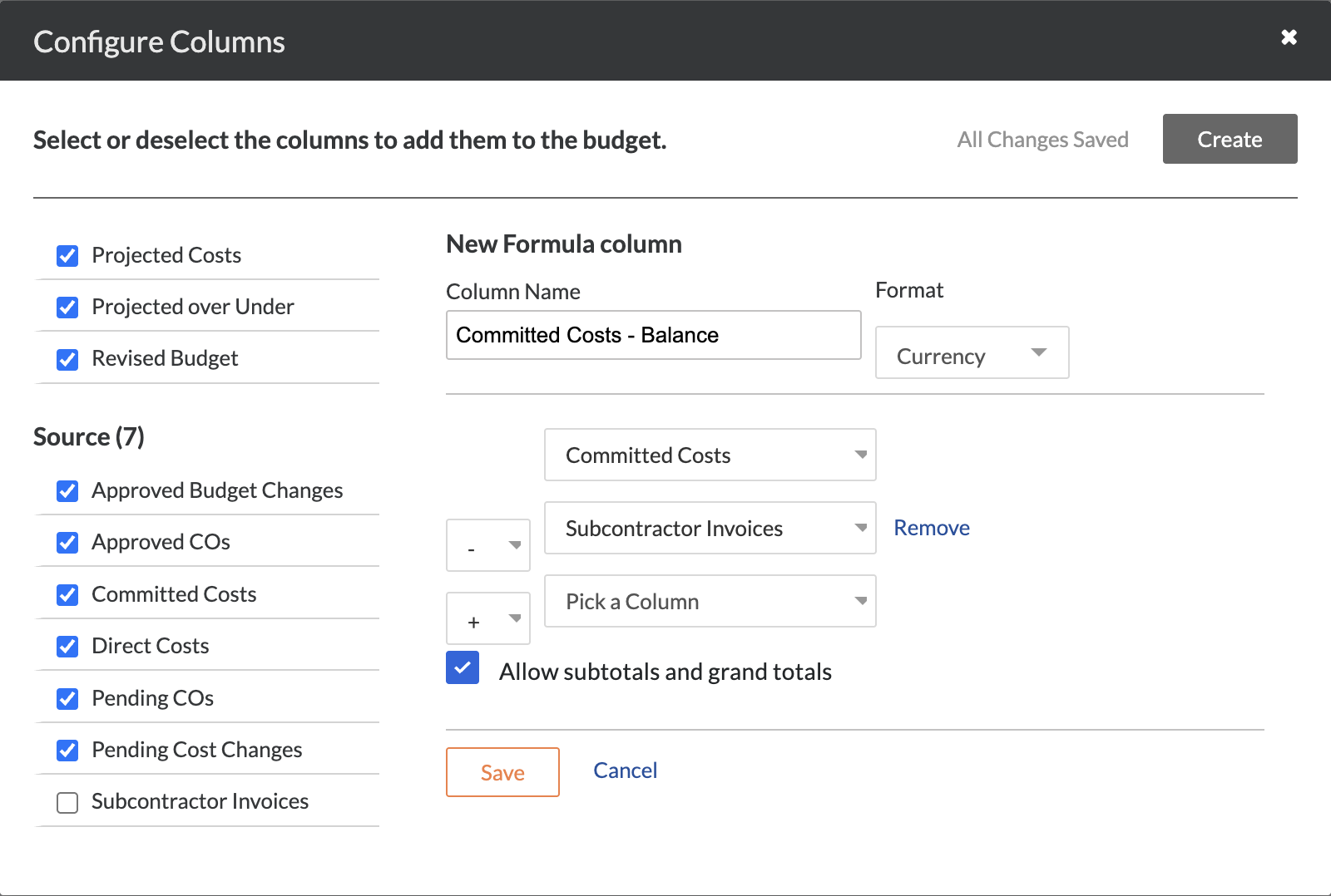 Budgets