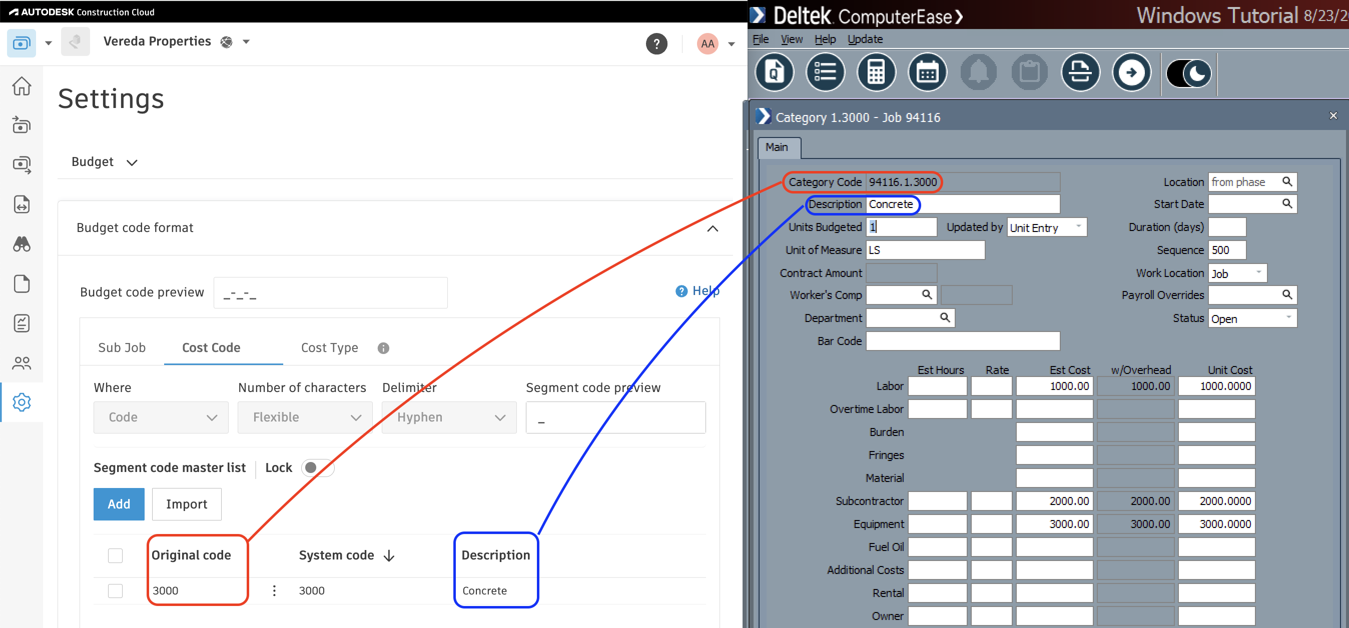 Autodesk Build Visual Mapping
