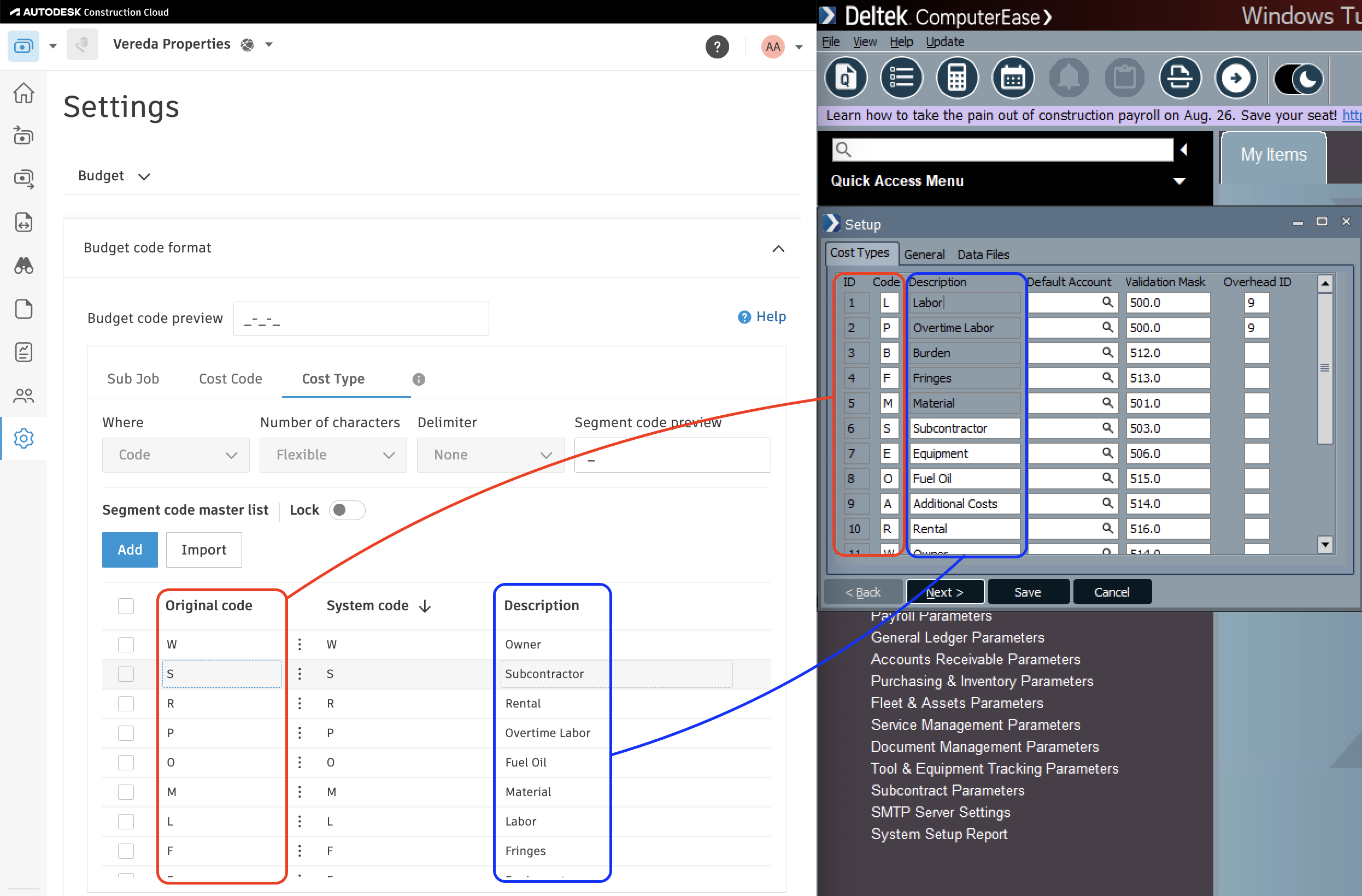 Autodesk Build Visual Mapping