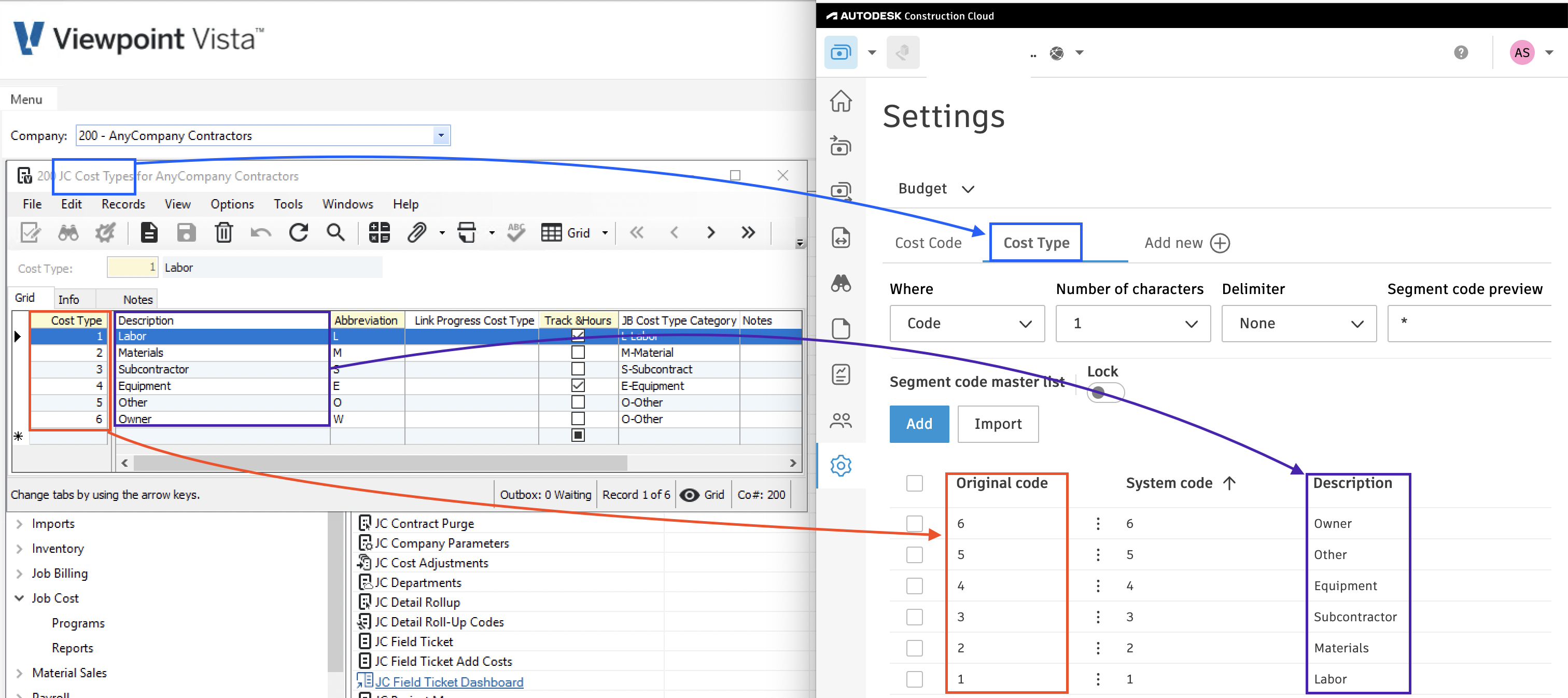 Autodesk Build and Vista Visual Mapping