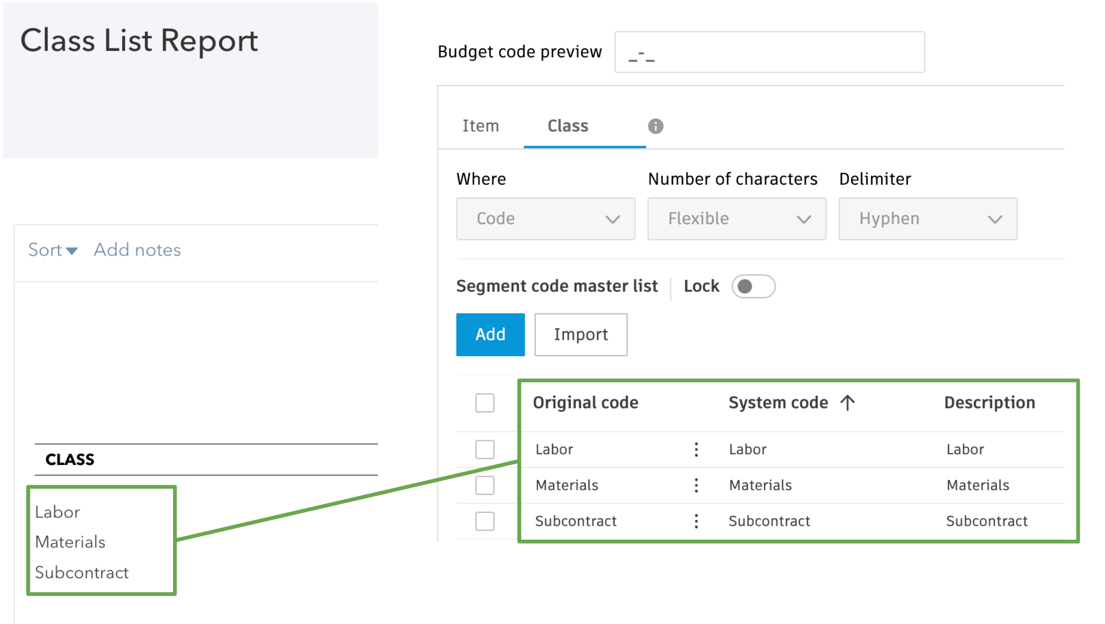 Autodesk Build and QuickBooks Online Cost Types Visual Mapping