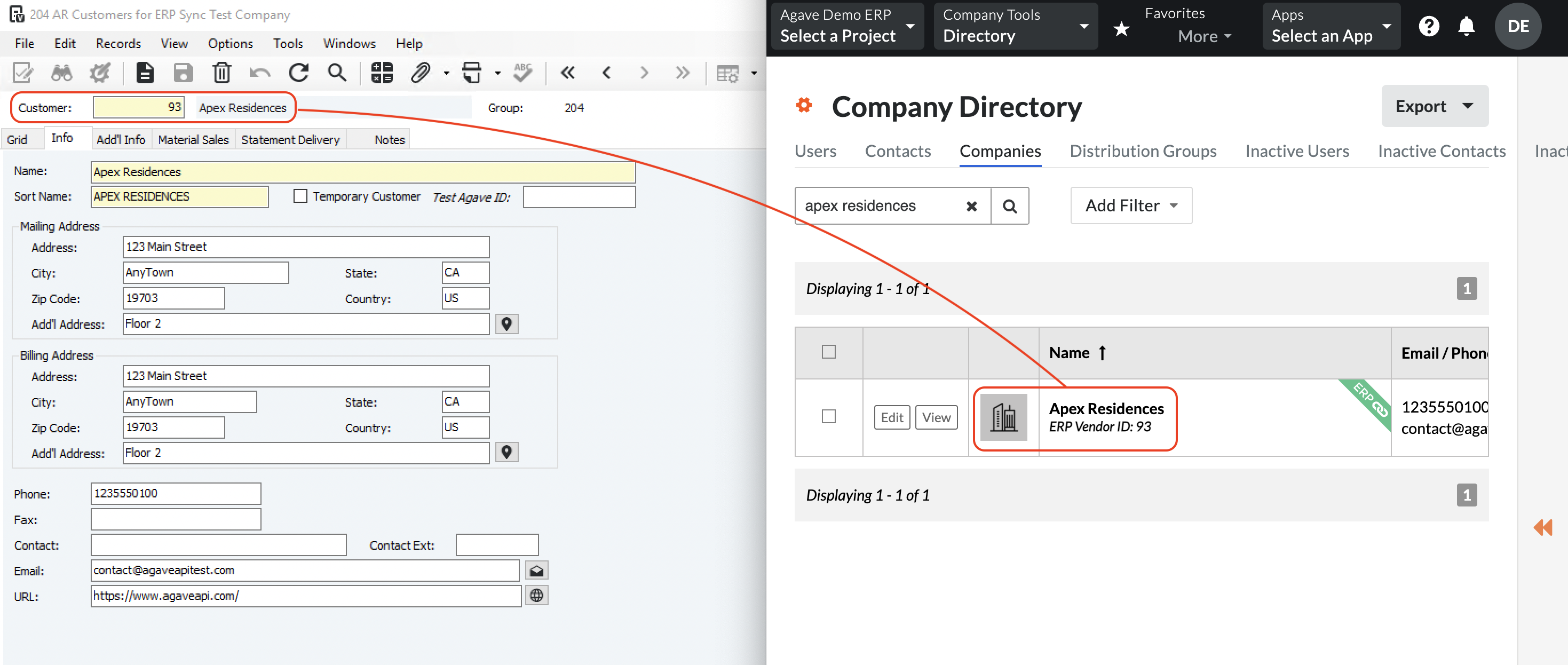 Procore and Vista Visual Mapping