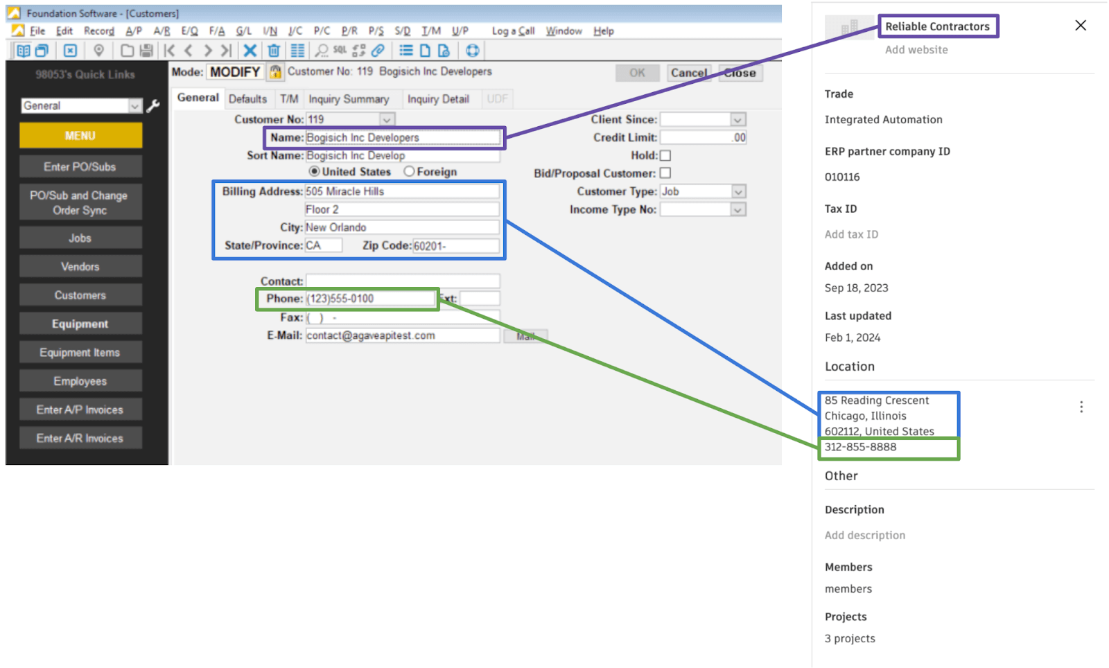 Autodesk Build and Foundation Customers Visual Mapping