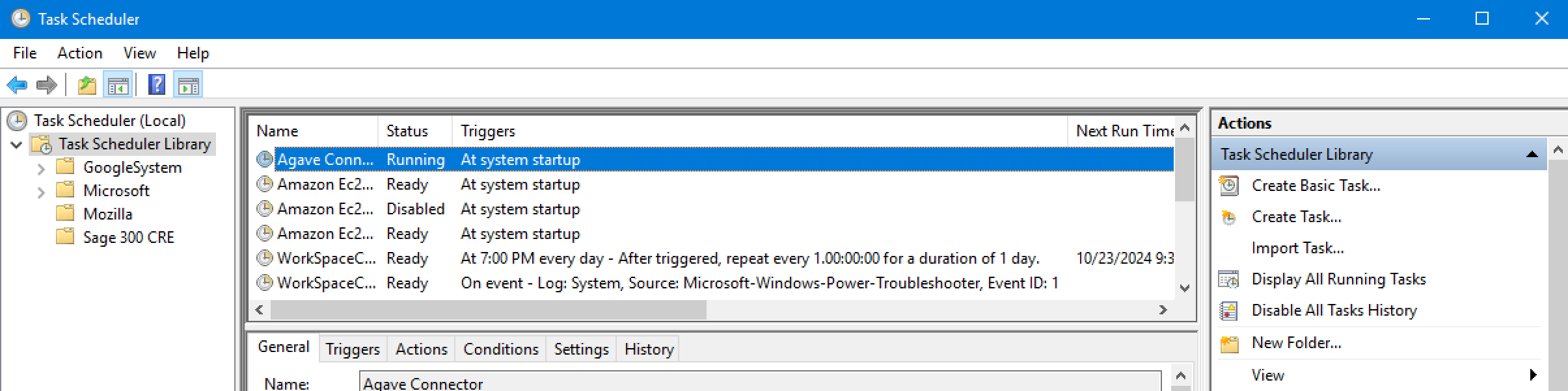 Task Scheduler Screenshot