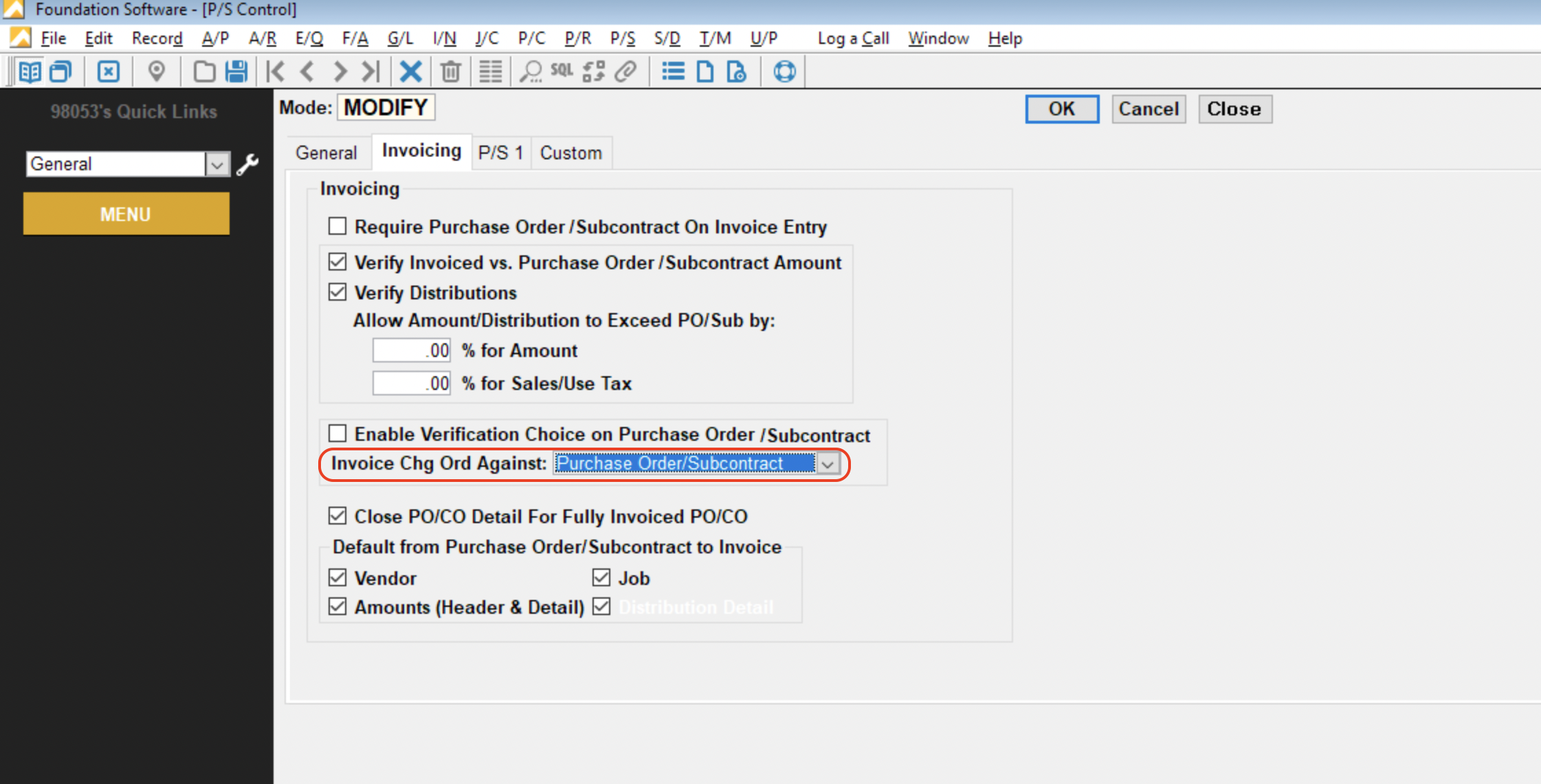 Foundation AP Invoices