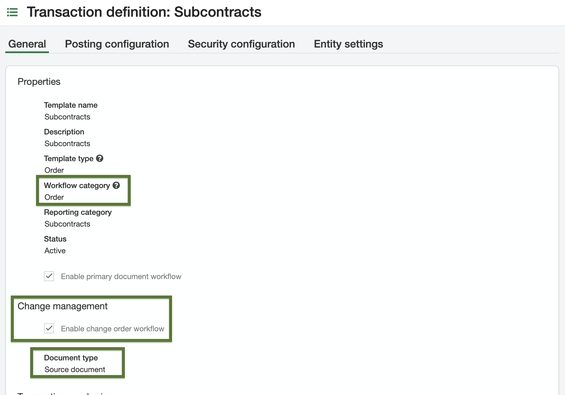 Sage Intacct Purchasing Transaction Definition