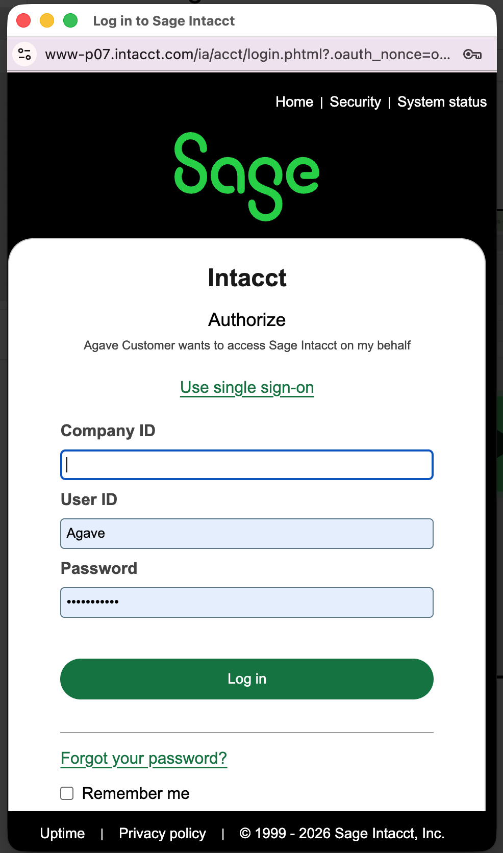 Sage Intacct