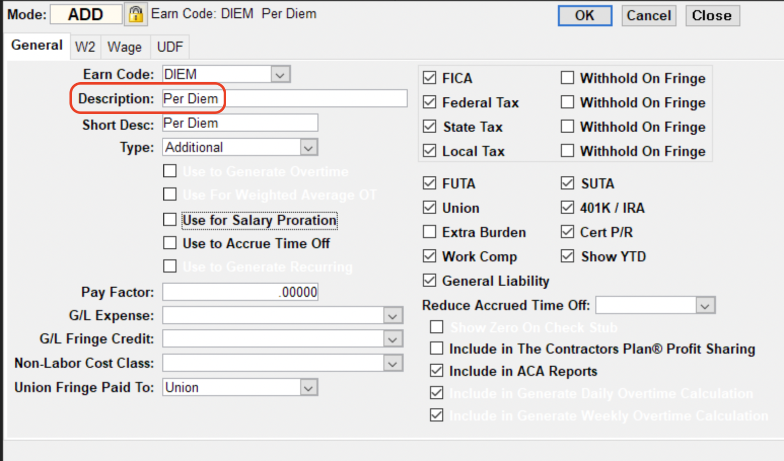 Procore and Foundation Per Diem