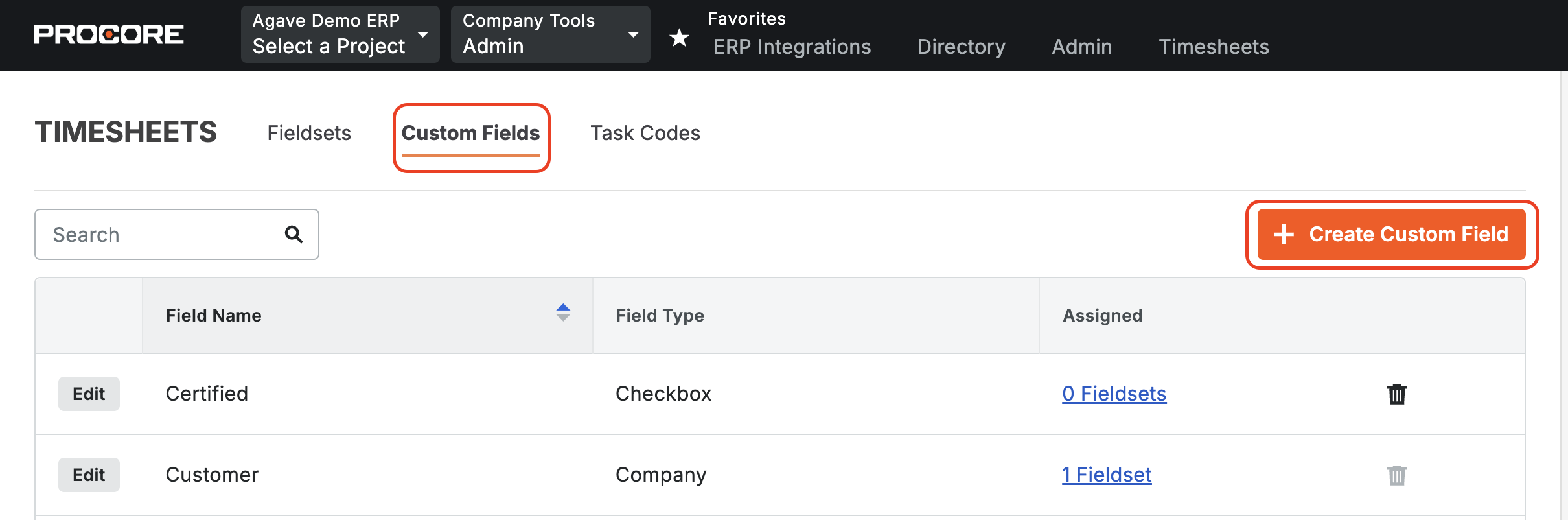 Procore and Foundation Per Diem