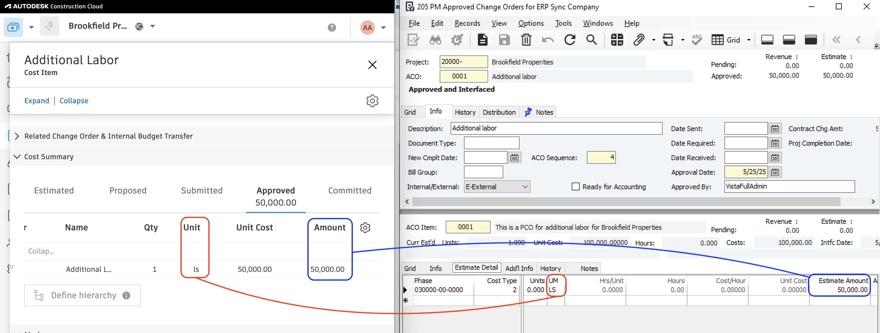 Autodesk Build and Vista Visual Mapping