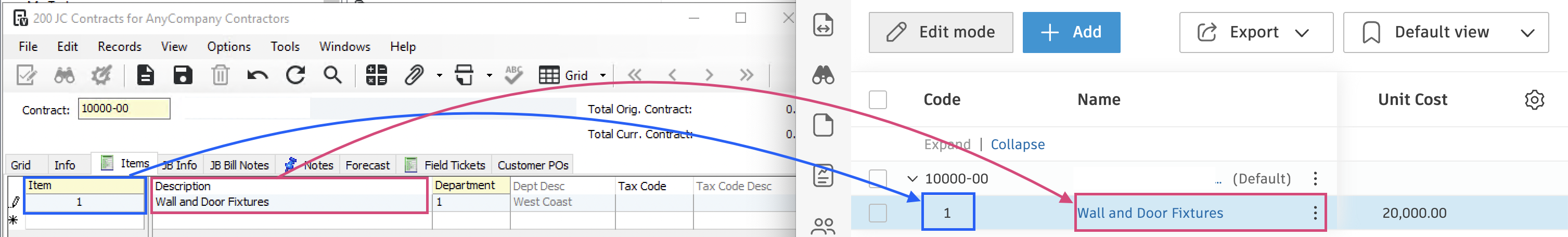 Autodesk Build and Vista Visual Mapping