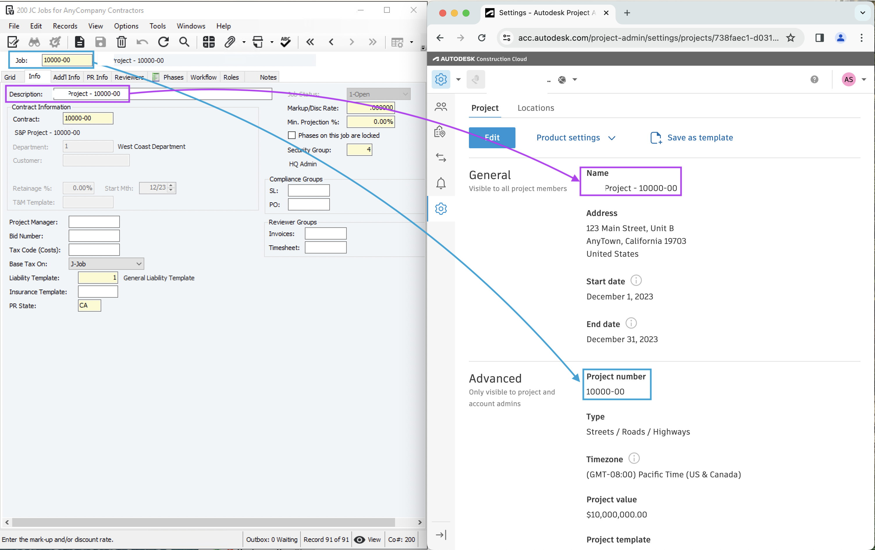 Autodesk Build and Vista Visual Mapping