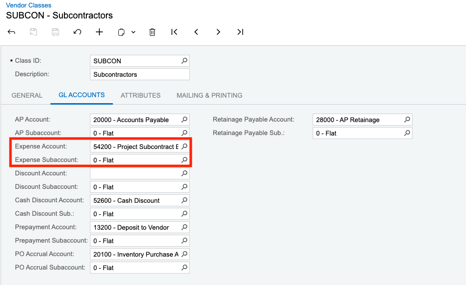 Procore and Acumatica Purchase Order Visual Mapping