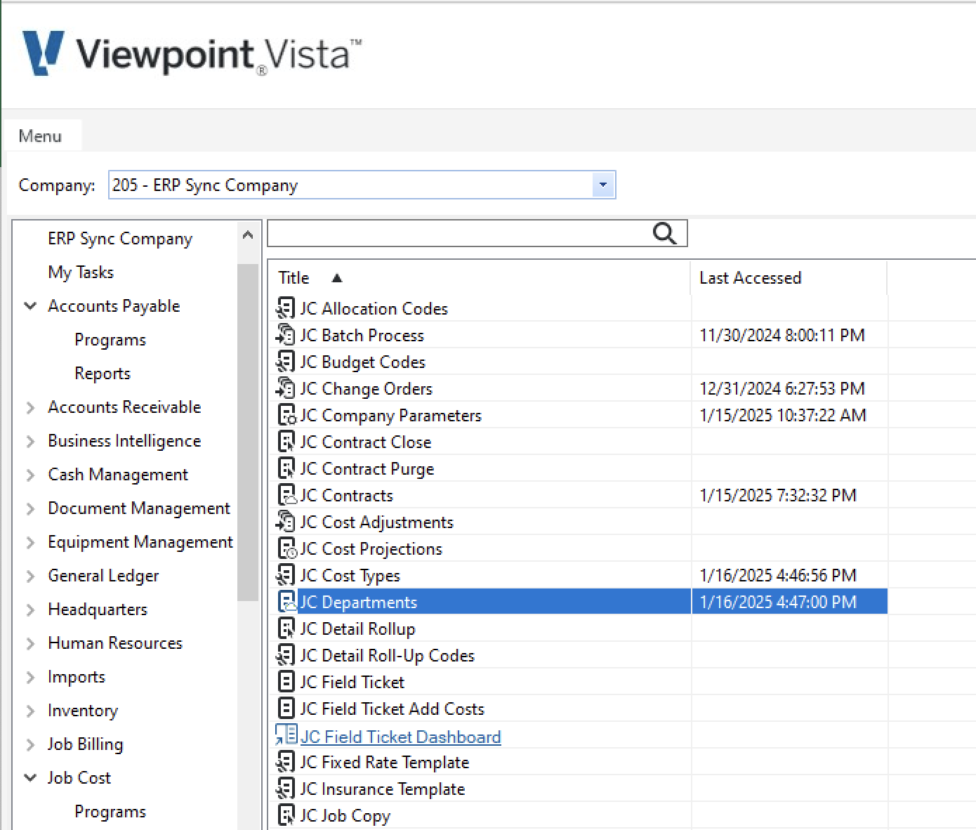 ServiceTitan and Vista Purchase Orders Visual Mapping