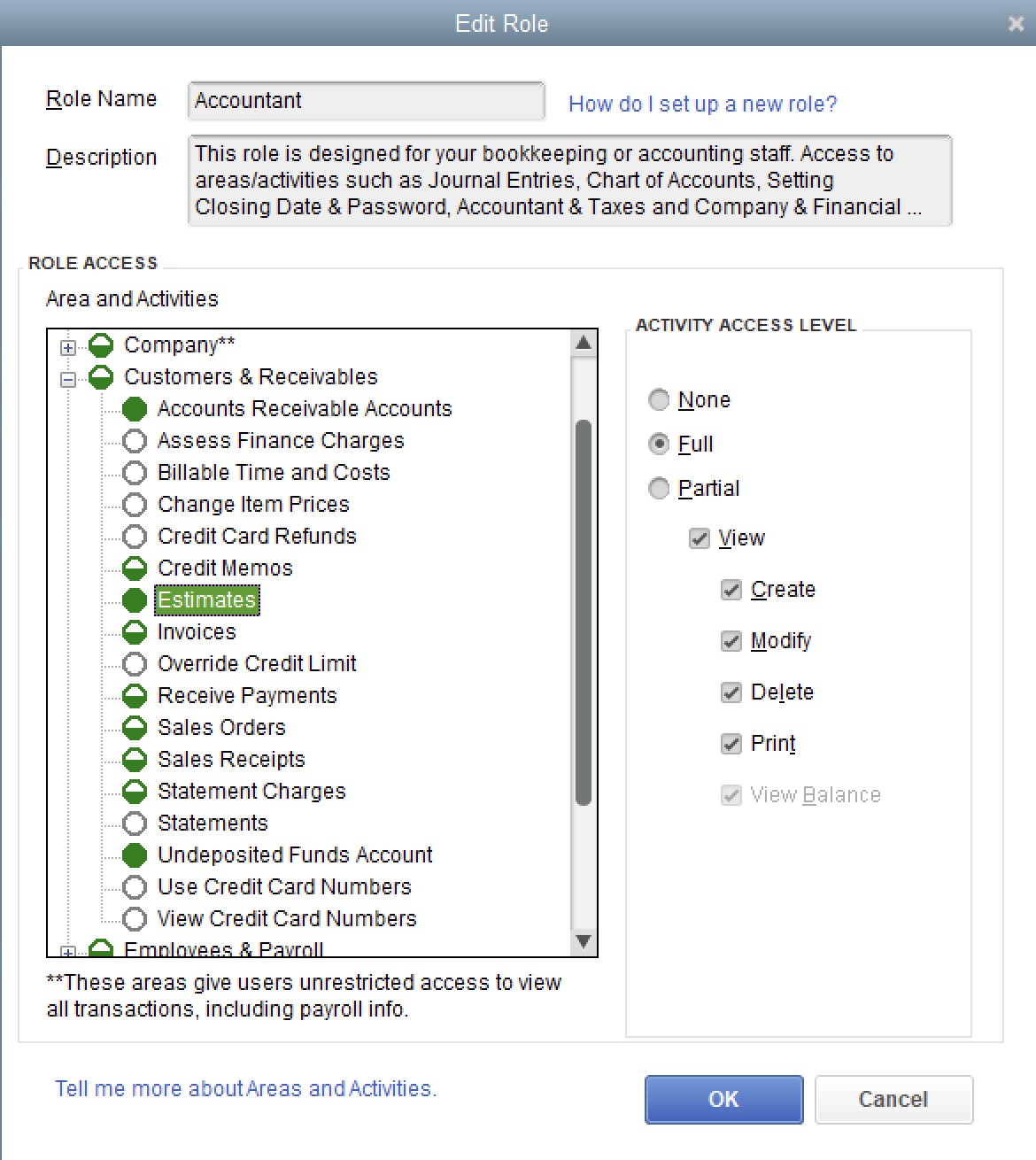 Enable access to data object in Role permissions
