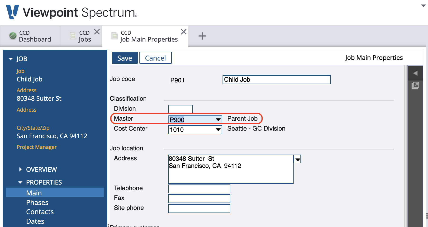 Procore and Spectrum Visual Mapping