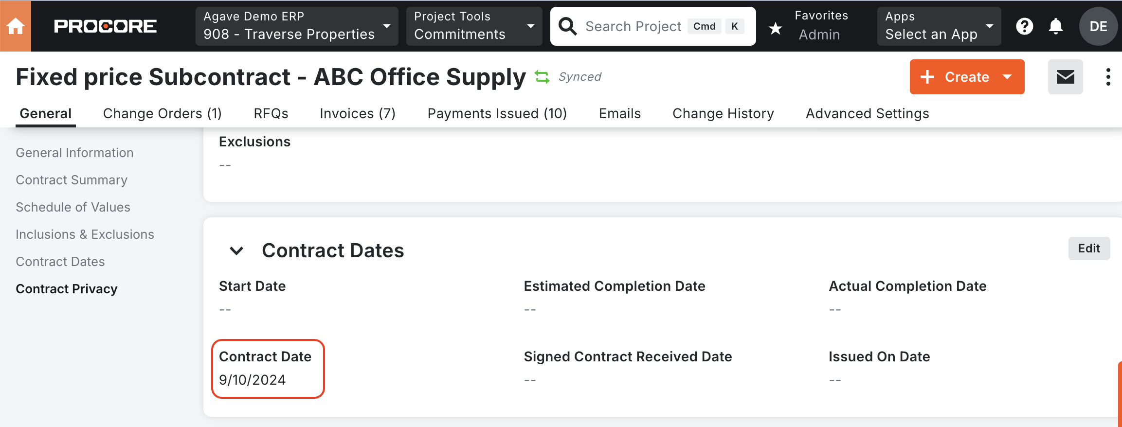 Foundation and Procore Visual Mapping