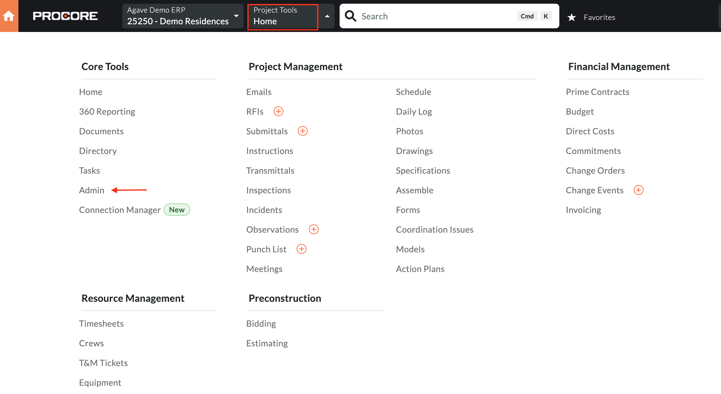 project admin