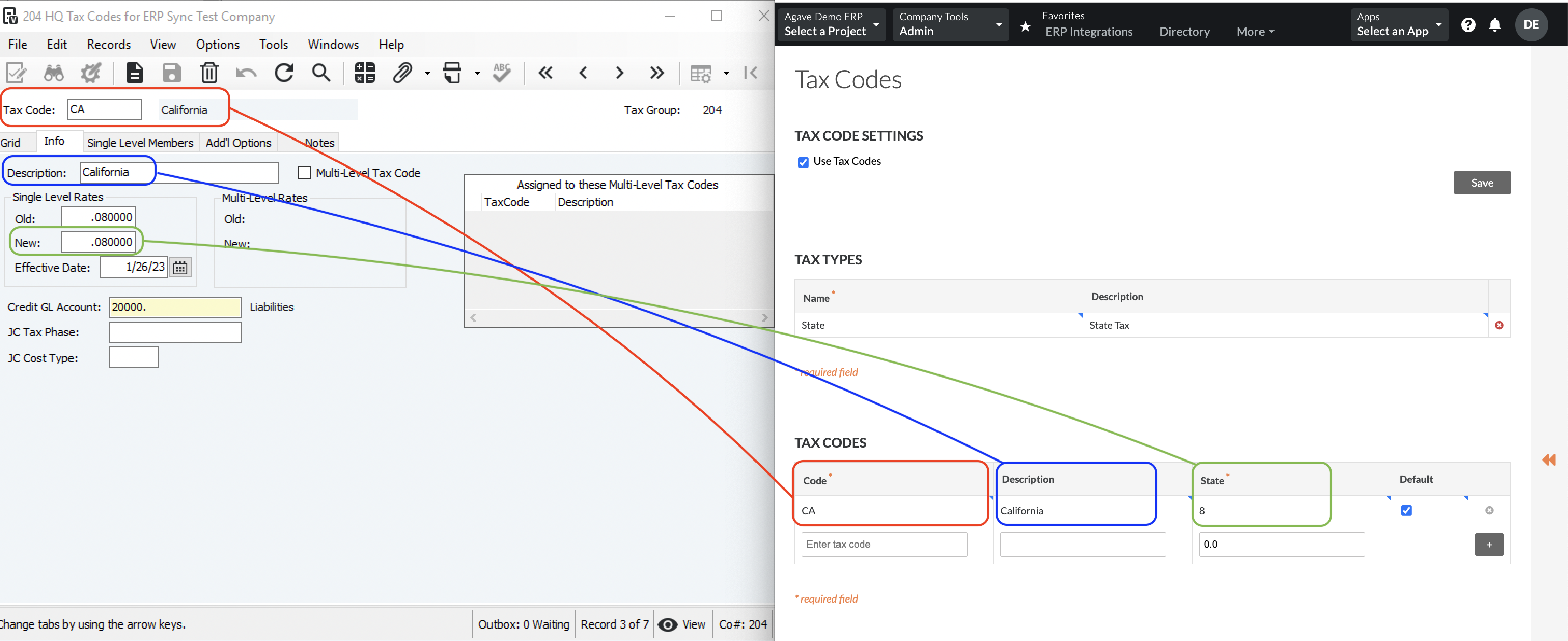 Procore and Vista Visual Mapping