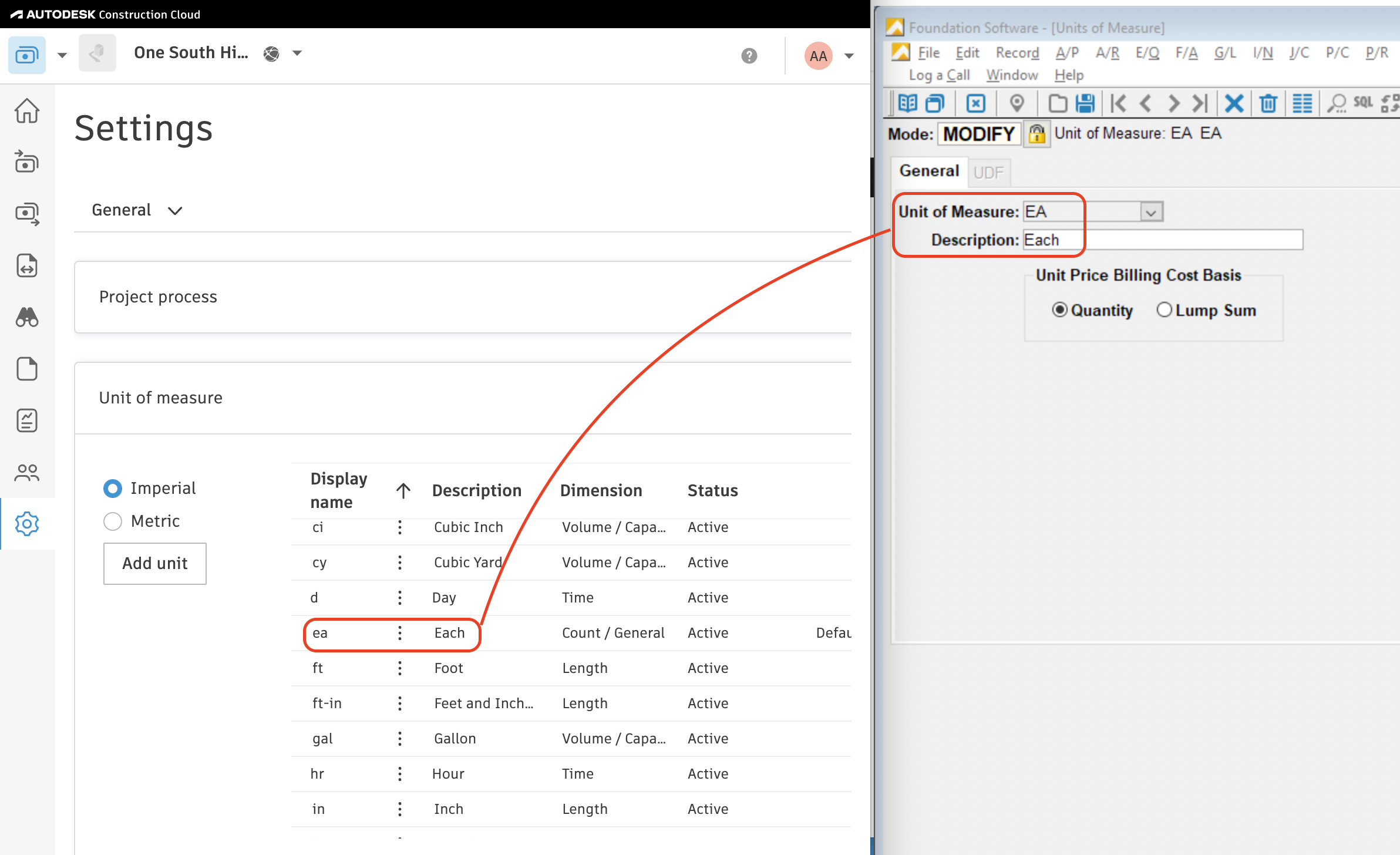 Autodesk Build and Vista Visual Mapping